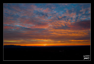 Sortida de sol des de sant Marc. Rossell