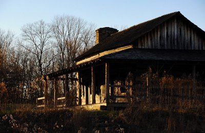 Sunset on Abner Hollow Cabin