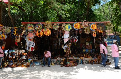 Haitian Art Vendor