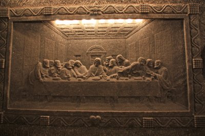 The Last Supper at the Wieliczka Salt Mine