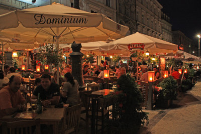 Dining out at the Main Market Square