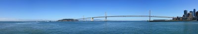 San Francisco - Oakland Bay Bridge Panorama