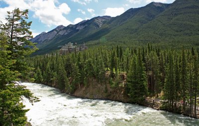 Banff Springs Hotel and Bow River