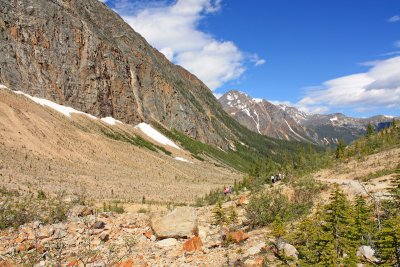 Glacial valley of Mt Edith Cavell