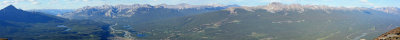 Jasper Panorama from Whistler's Mountain