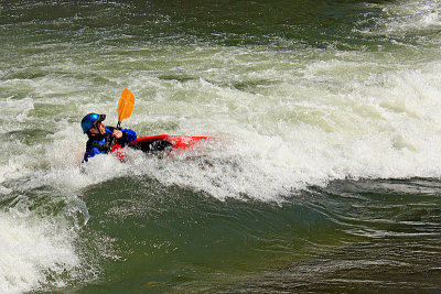 Kayaking on the Truckee River
