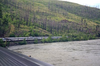 The Via Rail Canadian and the Thompson River