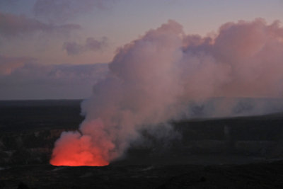 Halema'uma'u Crater at Kilauea