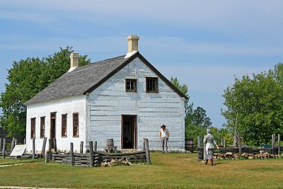 The farmhouse at Lower Fort Garry
