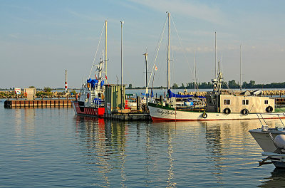 Gimli harbour, Lake Winnipeg