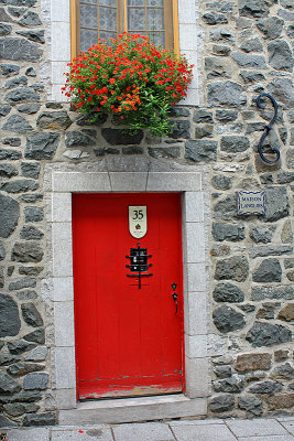 Porte dans le Vieux Quebec 