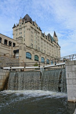 The Rideau Canal and Chateau Laurier