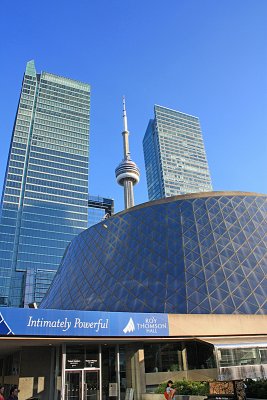 Roy Thompson Hall and the CN Tower