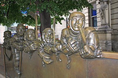 Outside the Hockey Hall of Fame