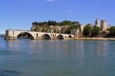 Avignon on the Rhone River