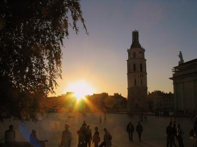 Vilnius sunset