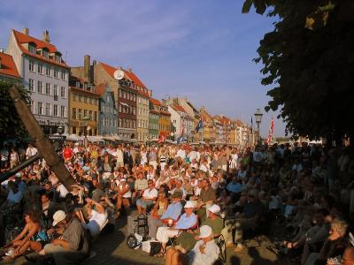 Copenhagen Jazz festival at Nyhavn