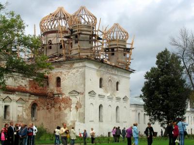 Repairs to the Yurev Monastery, Novgorod