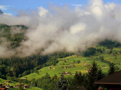 Low clouds over Grindelwald
