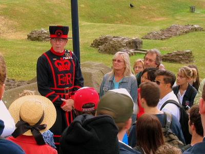 A Beefeater from the Tower of London