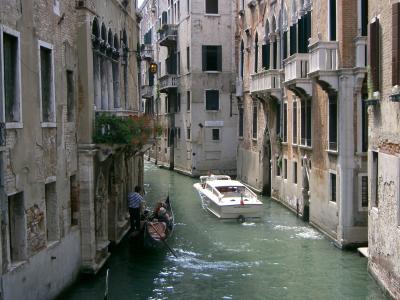 Canal Through the Corridor -- Venice, Italy