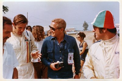 Sam Posey, Paul Newman, Bob Bondurant.