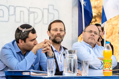 Zeev Elkin, Moshe Feiglin, Dani Dayan