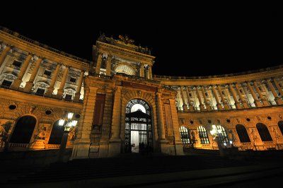 Public Library at night