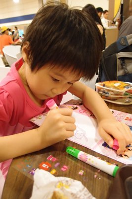 Thoughtful activities for kids at Budget Terminal