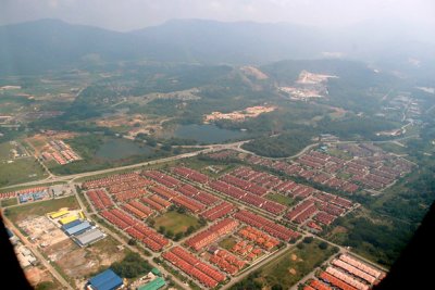Aerial view of Ipoh, Malaysia