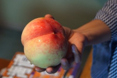 Big juicy peach