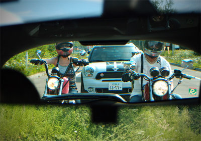 Cool motocyclists