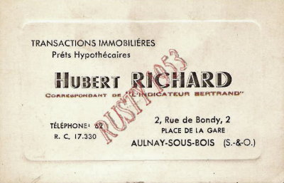 Richard, transactions immobileres