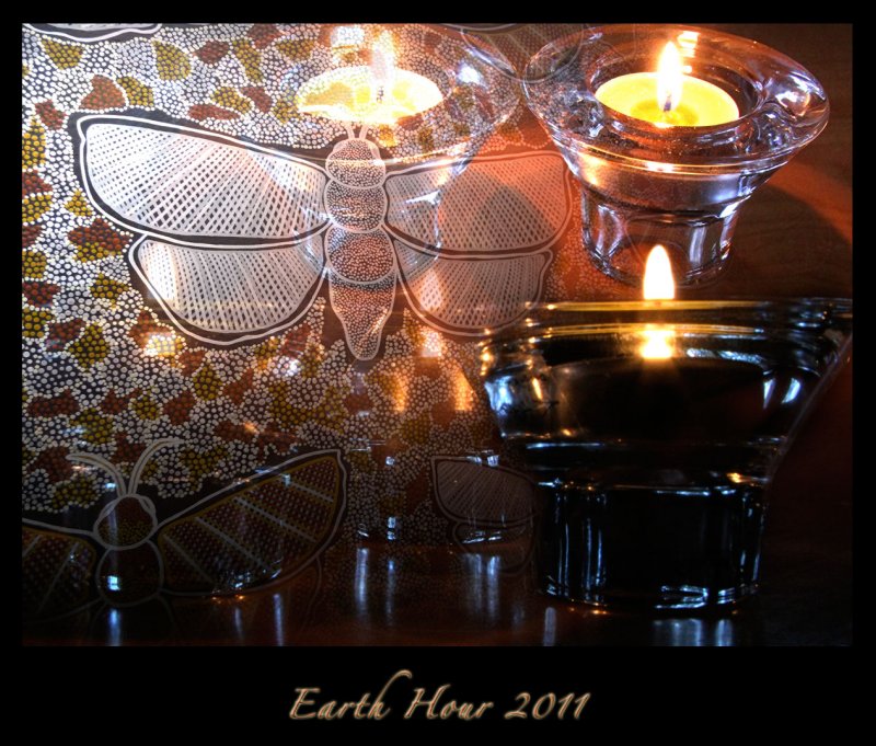 Earth Hour Abstract