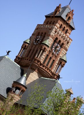 Waxahachie courthouse top