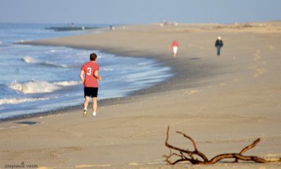 Early morning jog