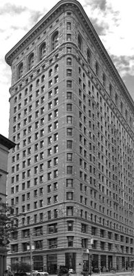 Rear view of the Flatiron building