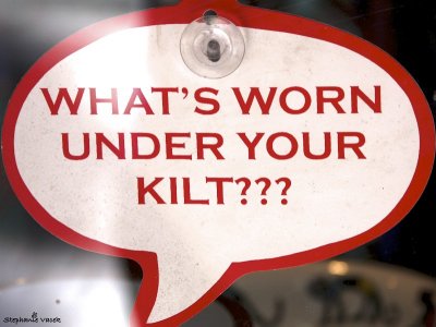Whats worn under your kilt?