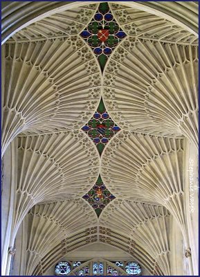 Bath Abbey ceiling