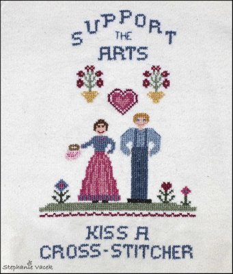 Kiss a Cross Stitcher