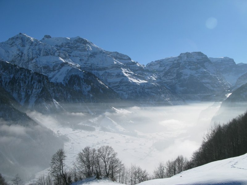 Border of Glarus from Restaurant - 