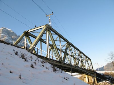 Bridge ove the river of Linth