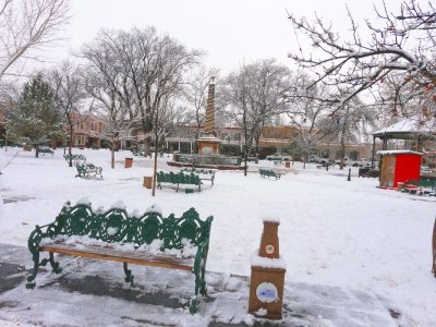 Plaza, Santa Fe - second oldest city as well as the highest and oldest capital in the U.S