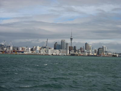 Downtown Auckland - Sky Tower in center