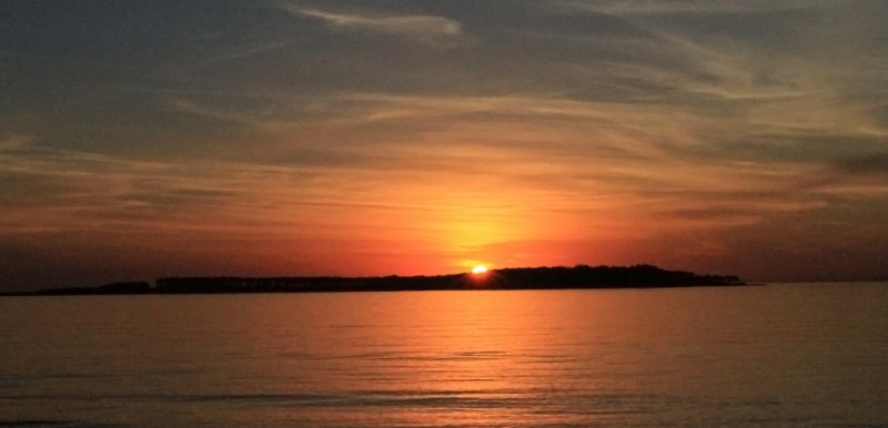 Sunset in Punta del Este