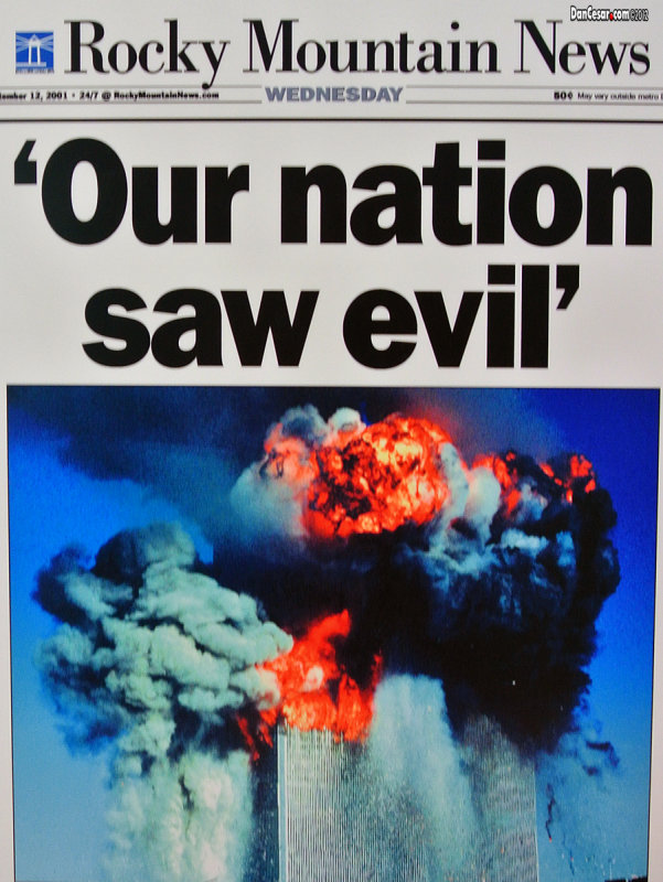 Rocky Mountain News 9-11 Front Page