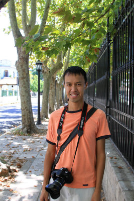 Cesar Just Outside of Naval Museum in El Tigre