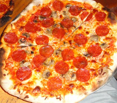Peperoni & Mushroom Pizza