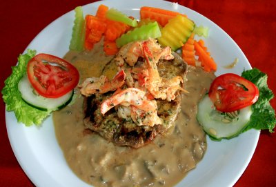 Surf & Turf with a Mushroom Sauce