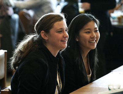 Jean and Viv are busy preparing for the final presentation...